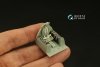 Quinta Studio QD48392 F8F-1 Bearcat 3D-Printed & coloured Interior on decal paper (Academy) 1/48
